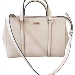 Kate Spade Newbury Lane Satchel in Cream